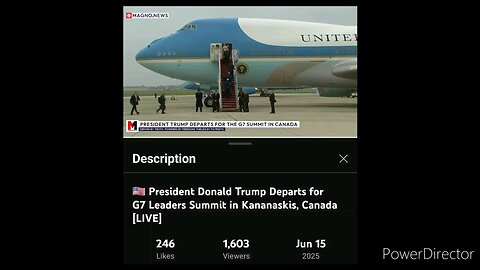 Trump's on his way to G7, it's kind of like a G6, but with Canada.