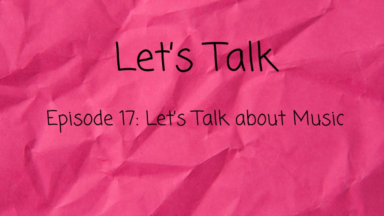 Let's Talk about Music