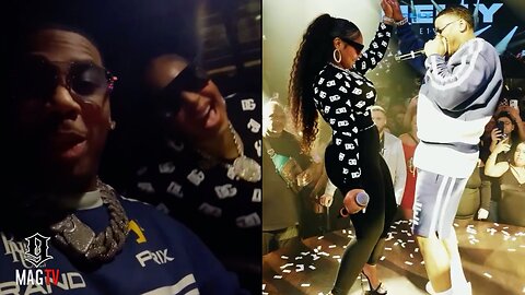 Nelly Surprises Miami Club Crowd By Bringing Ashanti Out To Perform! 🎤