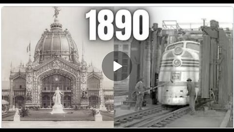 Train Stations Of Tartaria 1890 - Water Powered Travel Of The Old World - HiddenRabbit3