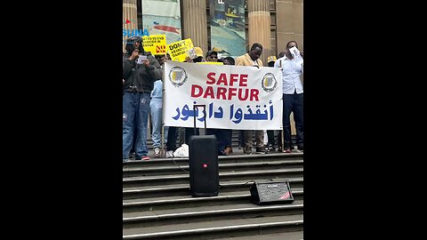 The Sudanese community in Victoria state organizes a solidarity rally with El Fasher