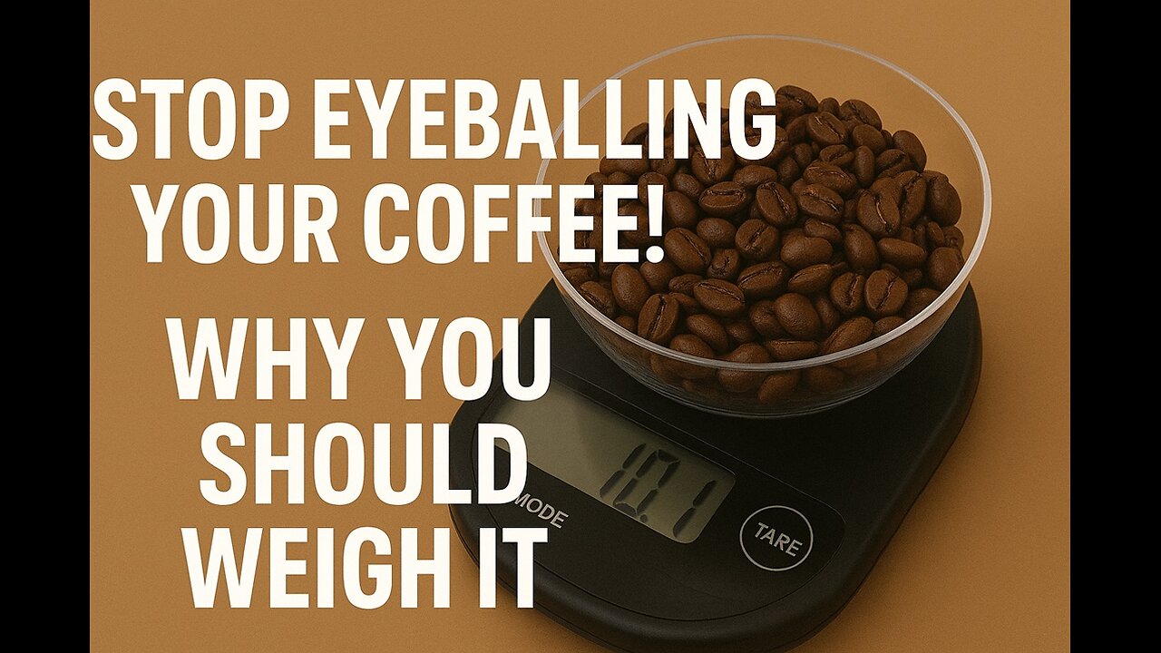STOP Eyeballing Your Coffee! Here’s Why You Should Weigh It.