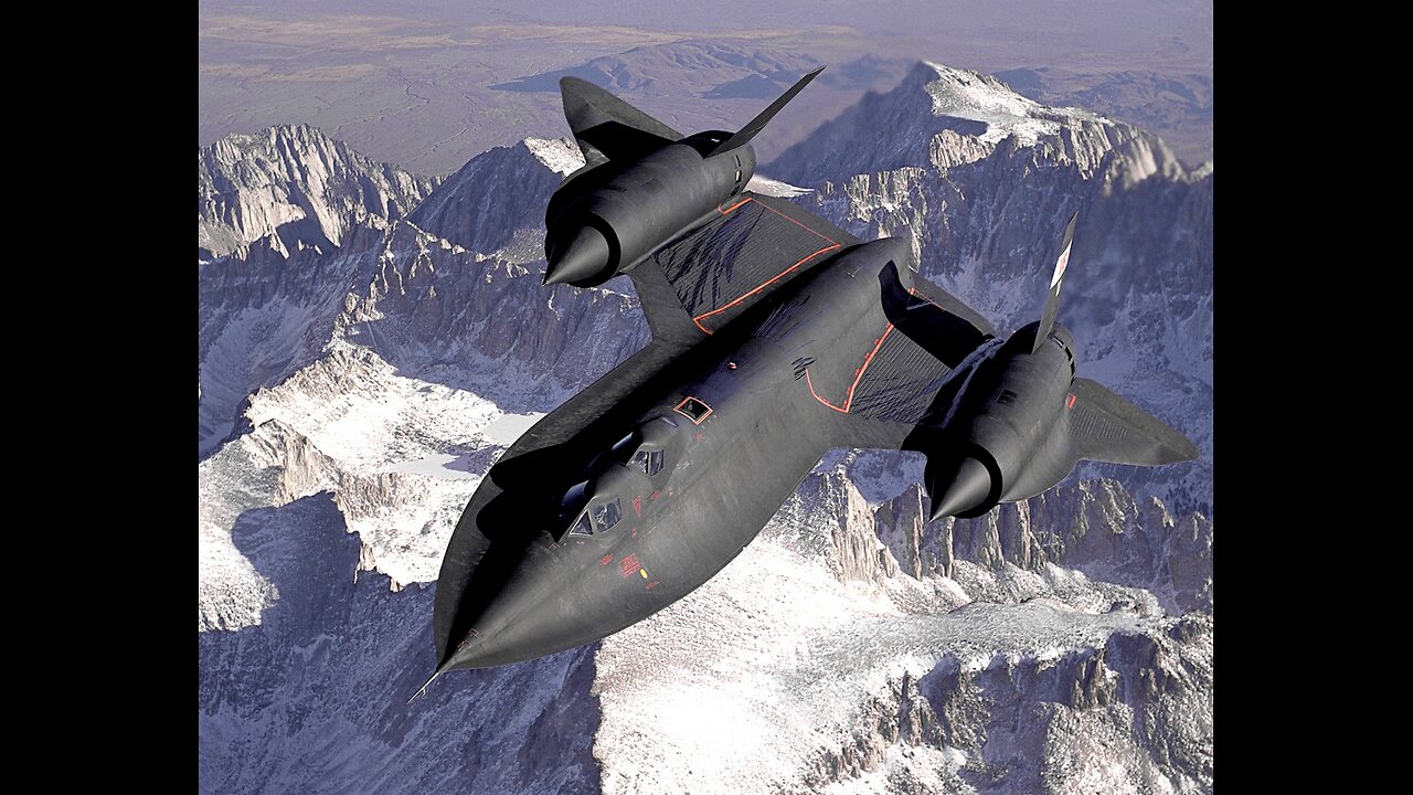 The SR-71 can fly at Mach 3+ & is a Looking Glass-Keyhole terrorist plane