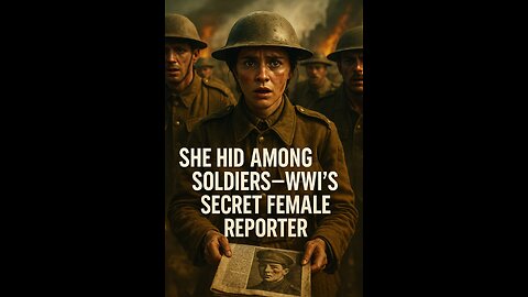 She Hid Among Soldiers—WWI’s Secret Female Reporter