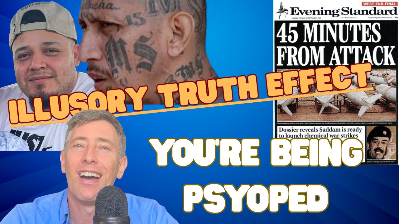 You're Being PsyOped: From the MS-13 Gangbanger "Maryland Man" to Iraq WMD's the Same Playbook