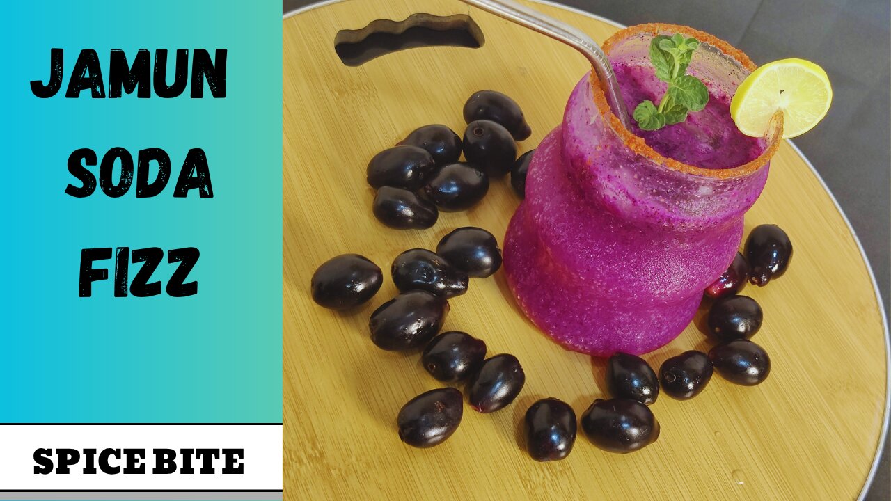 Jamun Soda Fizz Recipe By Spice Bite