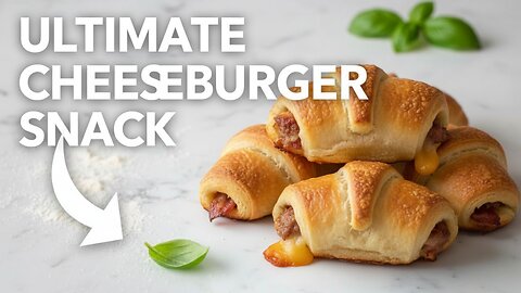 Crescent Rolls Meet Bacon Cheeseburger Bliss!