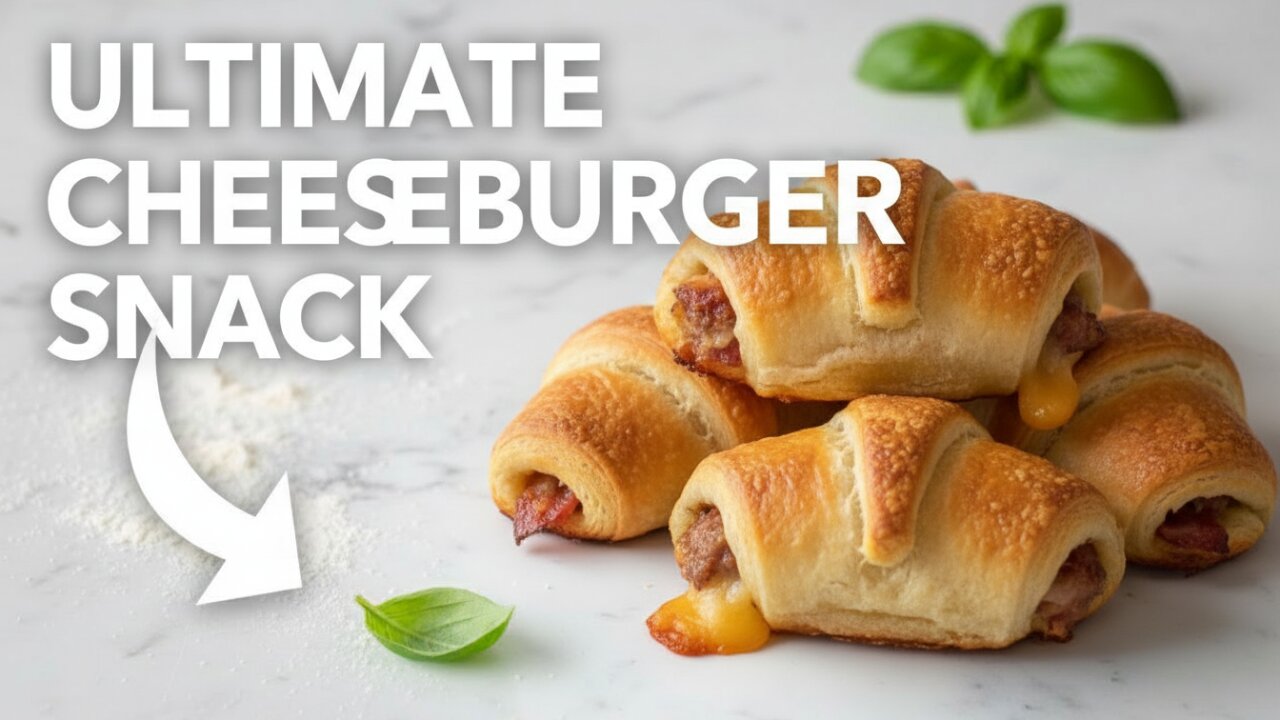 Crescent Rolls Meet Bacon Cheeseburger Bliss!