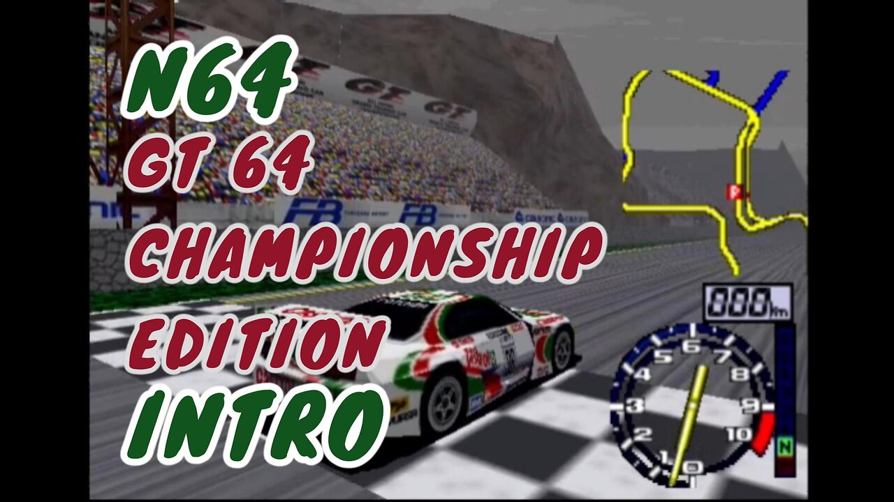 N64 Intro - GT 64: Championship Edition Speed Rush Cinematic