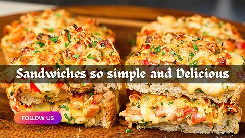 Sandwiches so simple and delicious that you can cook it every day| Global Kitchen Delights