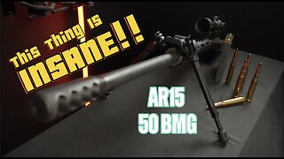 Make Your AR15 Into A Monster!! SHTF 50 BMG Upper Receiver