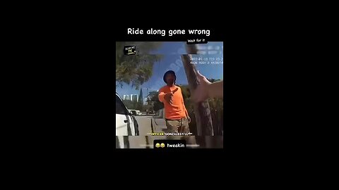 Retard Rides Along With Cop & Pulls A Gun 🤦‍♂️
