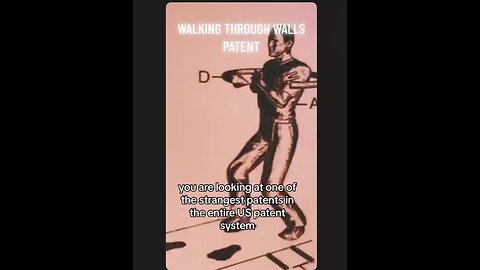 The "Walking Through Walls Training System. Patent number US20060014125A1 (link in description)
