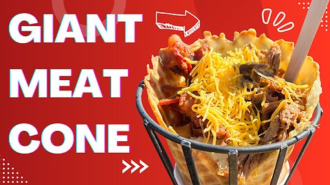 Trying The Famous GIANT Cone In A Hidden California Restaurant