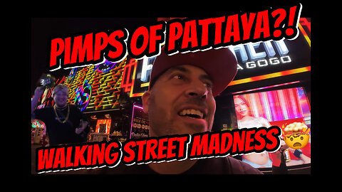 We Almost Became Pimps in Pattaya 😂 Crazy Night Out on Walking Street! #thailand #pattaya