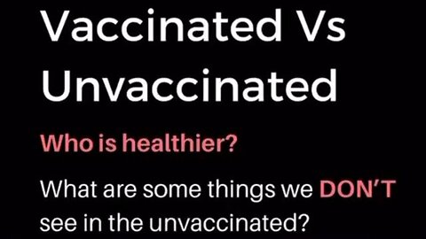 Vaccinated Vs unvaccinated