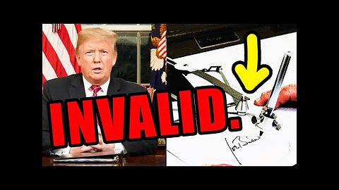 President Trump declares Biden Pardons INVALID.