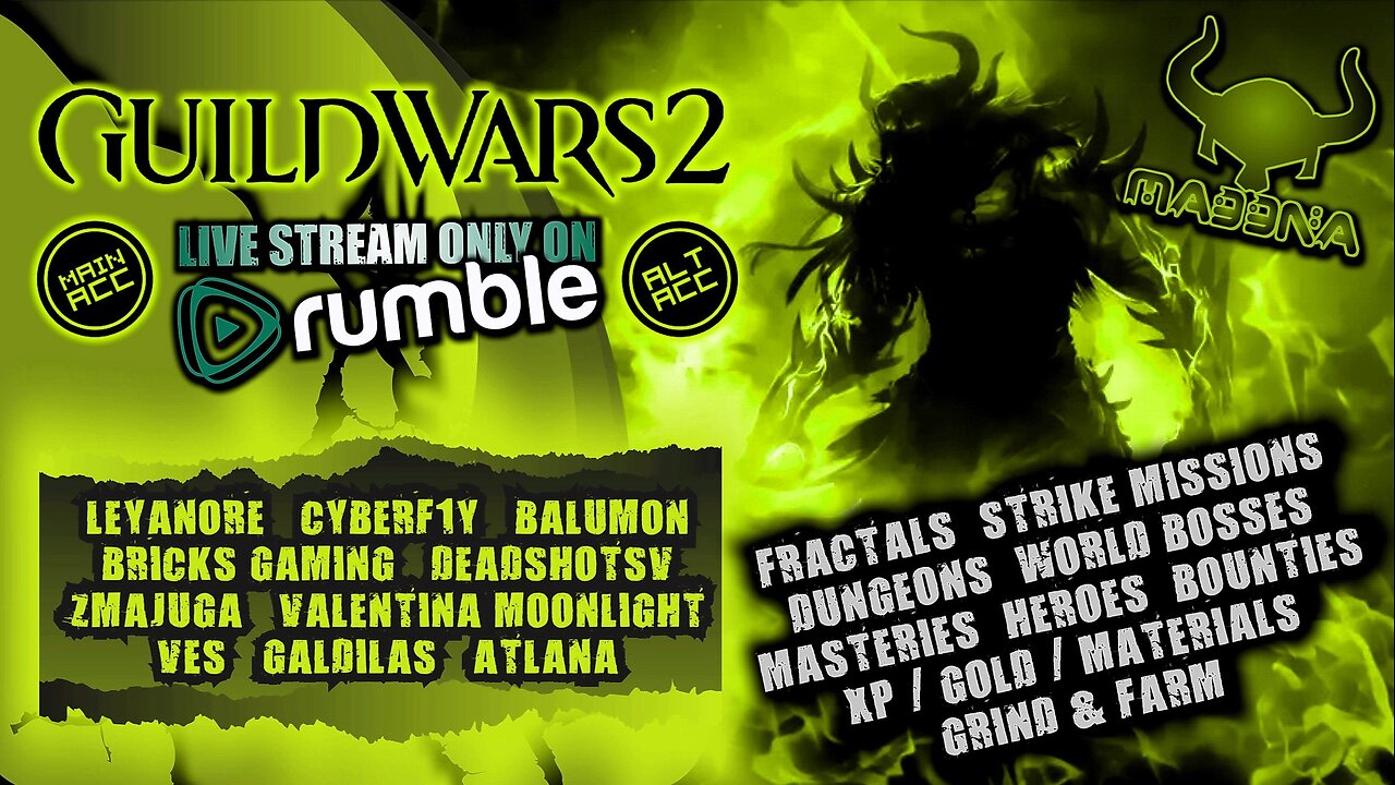 GUILD WARS 2 CO-OP MASH UP ft Leyanore, Balumon & Cyberf1y