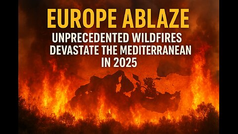 Europe Ablaze: Unprecedented Wildfires devastate the Mediterranean in 2025
