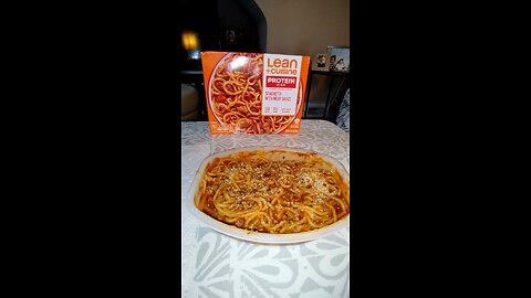 Eating Lean Cuisine Spaghetti With Meat Sauce, Dbn, MI, 9/22/25