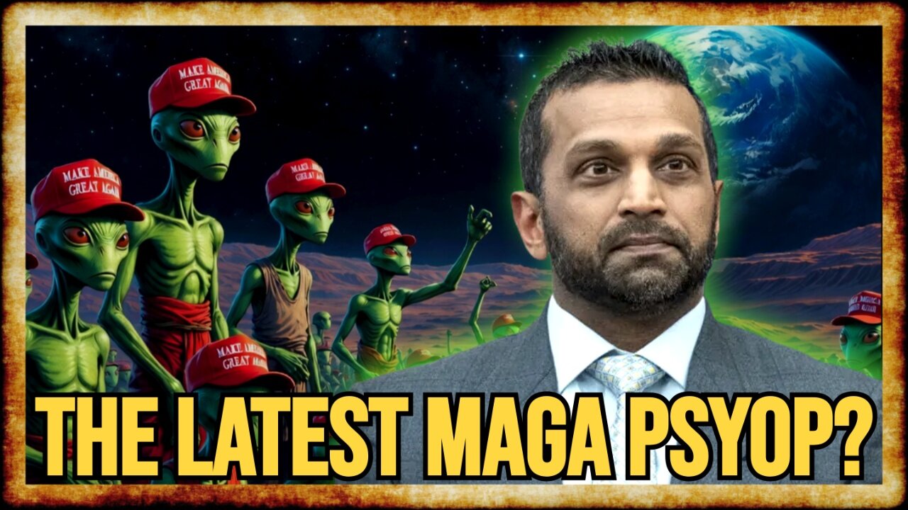 Kash Patel Promises UFO FILES Very Soon - w/ Matt Weinglass