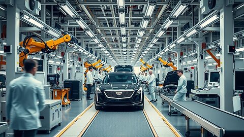 Inside Cadillac’s Super-Advanced US Factory: How Luxury American Cars Are Made! 🚗🇺🇸