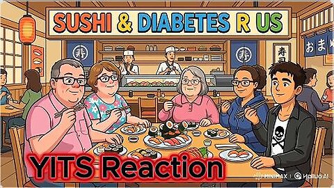 YITS Reaction - Manatees - Mom's First Time At Ramen Kura Sushi Bar - Orlando FL - 2026