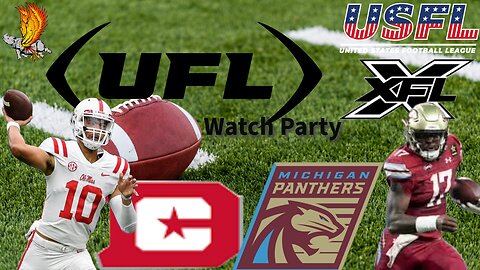 D.C Defenders vs Michigan Panthers UFL: Week 6 Watch Party and Play by Play