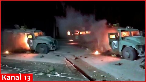 Russian vehicles moving in Sumy are immediately burned; offensive capabilities are exhausted