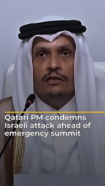 Qatari pm condoms Israel attack