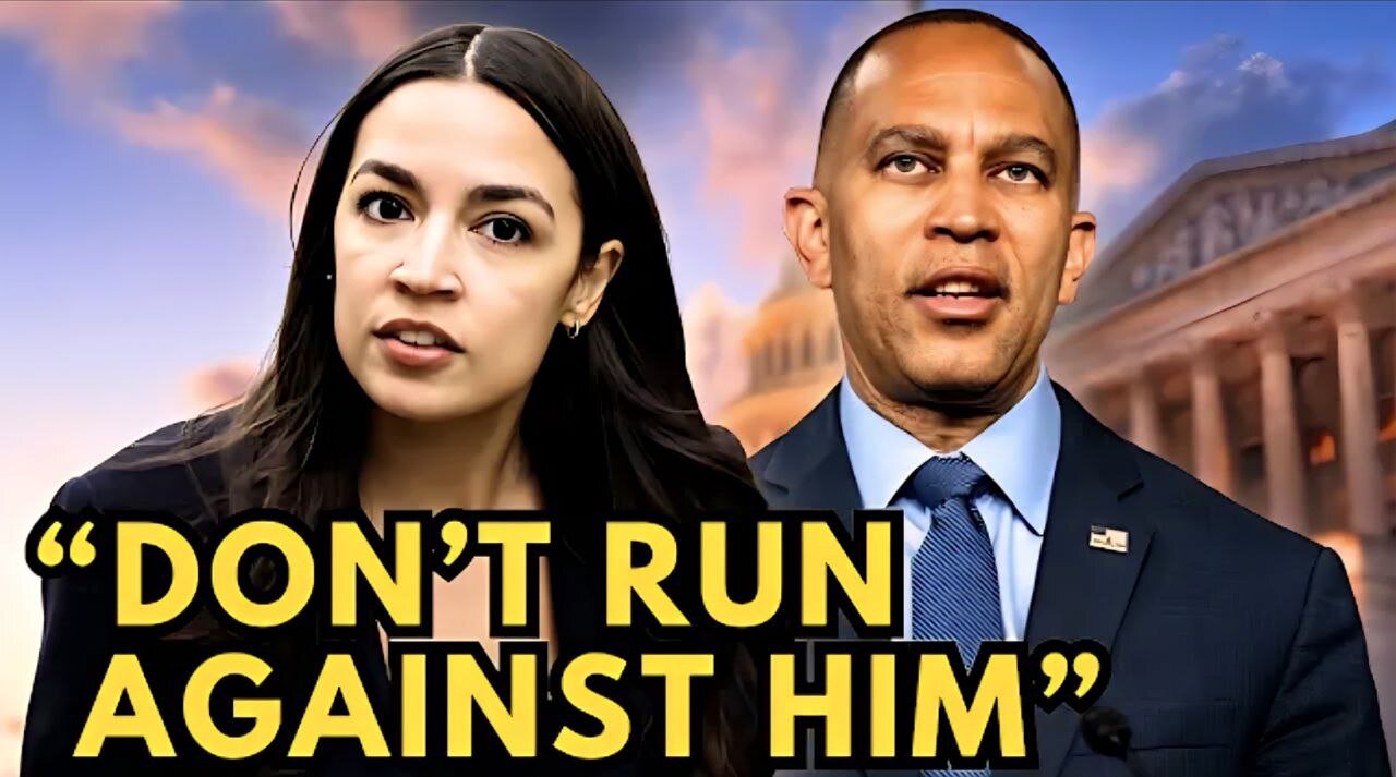 AOC REJECTS Hakeem Jeffries Challenge