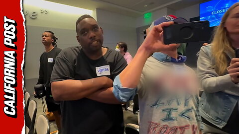 LA Police Commission meeting interrupted again, crowd berates California Post journalist