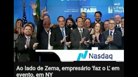 O partido Novo é PT e o PT é Novo: Ao lado de Zema, empresário 'faz o L' em evento, em NY
