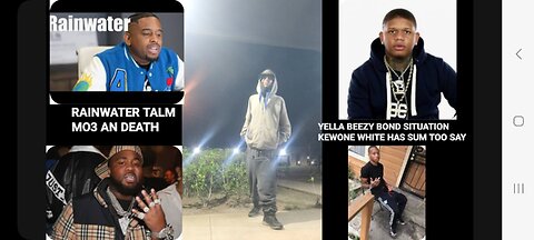 RAINWATER HAVE A DEEP CONVO BOUT MO3 PASSIN ON SAYCHEESE YELLA BEEZY COURT KEWON HAS SUM TOO SAY💪🏾🔵