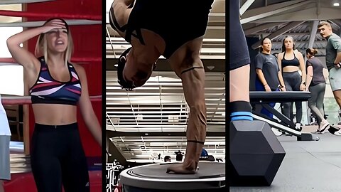 🔥Scaring People in The Gym With Calisthenics #73