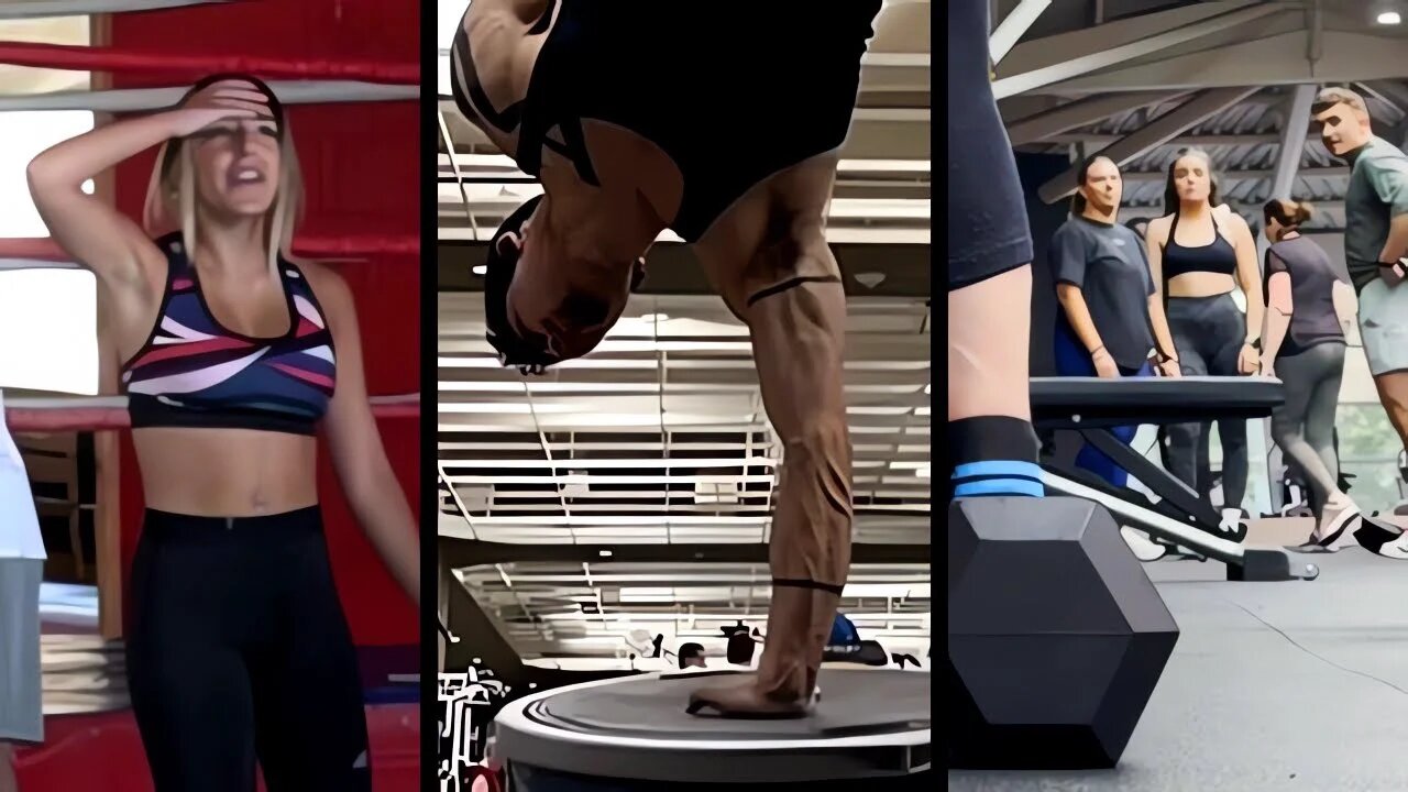 🔥Scaring People in The Gym With Calisthenics #73