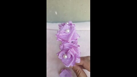 How To Make this Beautiful Ribbon Rose Headband