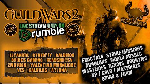 GUILD WARS 2 MASH UP COOP ft Leyanore, Balumon & Cyberfly