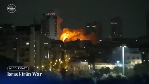 Tel Aviv getting hammered