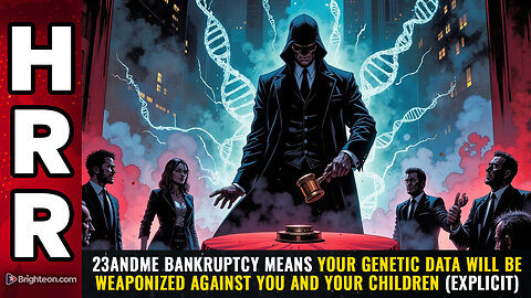 23andMe BANKRUPTCY means your genetic data will be WEAPONIZED against you...