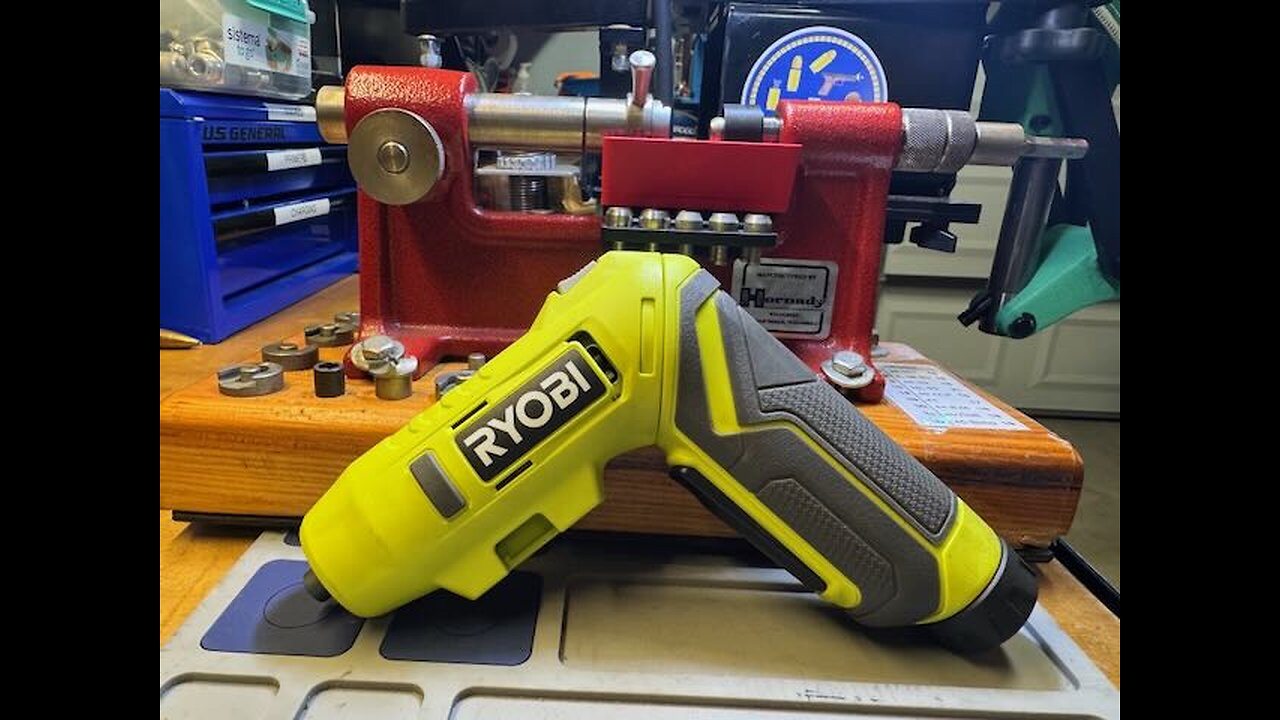 Using the Ryobi FVD50 bit driver with the Hornady Case Trimmer