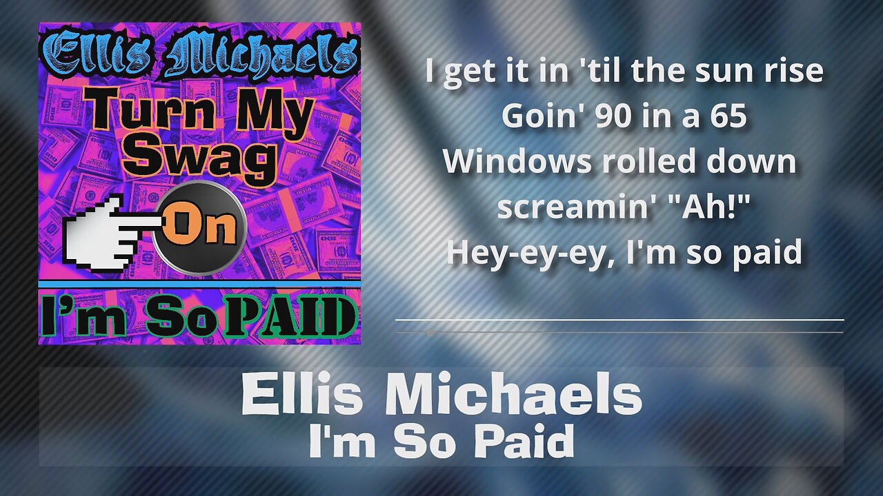 I'm So Paid (Rock Cover) lyric video