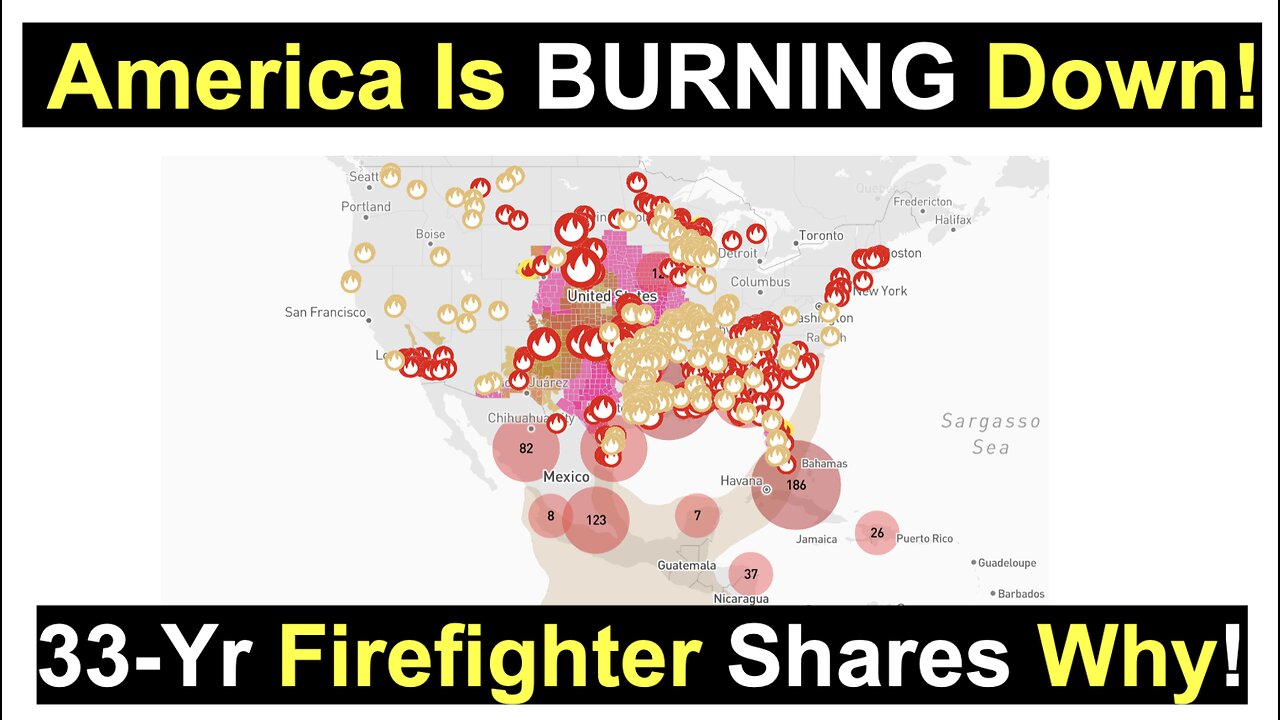 America Is BURNING Down! 33-Yr Firefighter Shares Why!
