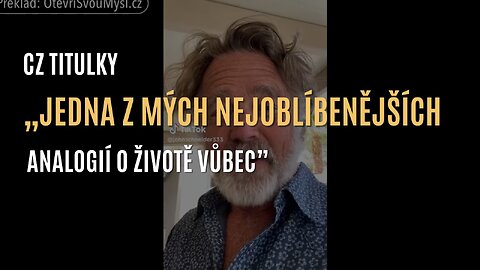 „Tohle je jedna z mých nejoblíbenějších analogií vůbec” (CZ TITULKY)