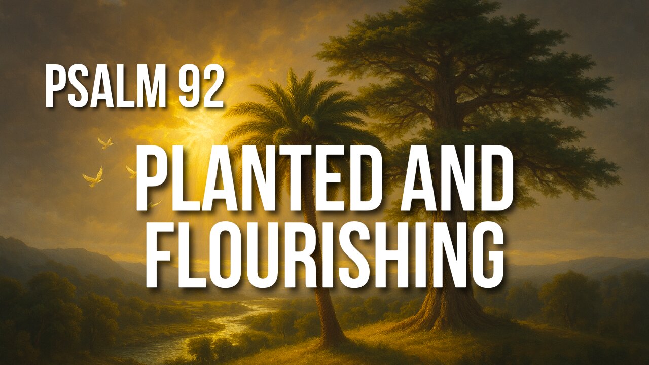 Psalm 92 – Flourishing in God’s House: A Song for Rest, Strength, and Praise