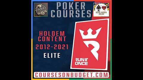 RUN IT ONCE ELITE HOLDEM 2012 - 2020