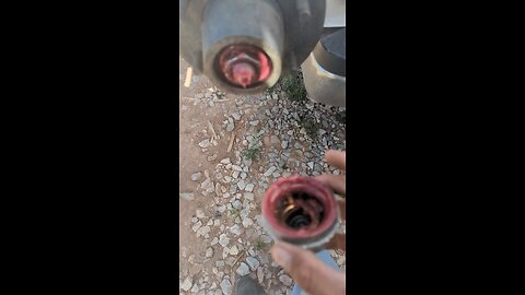 removing wheel bearings from axle