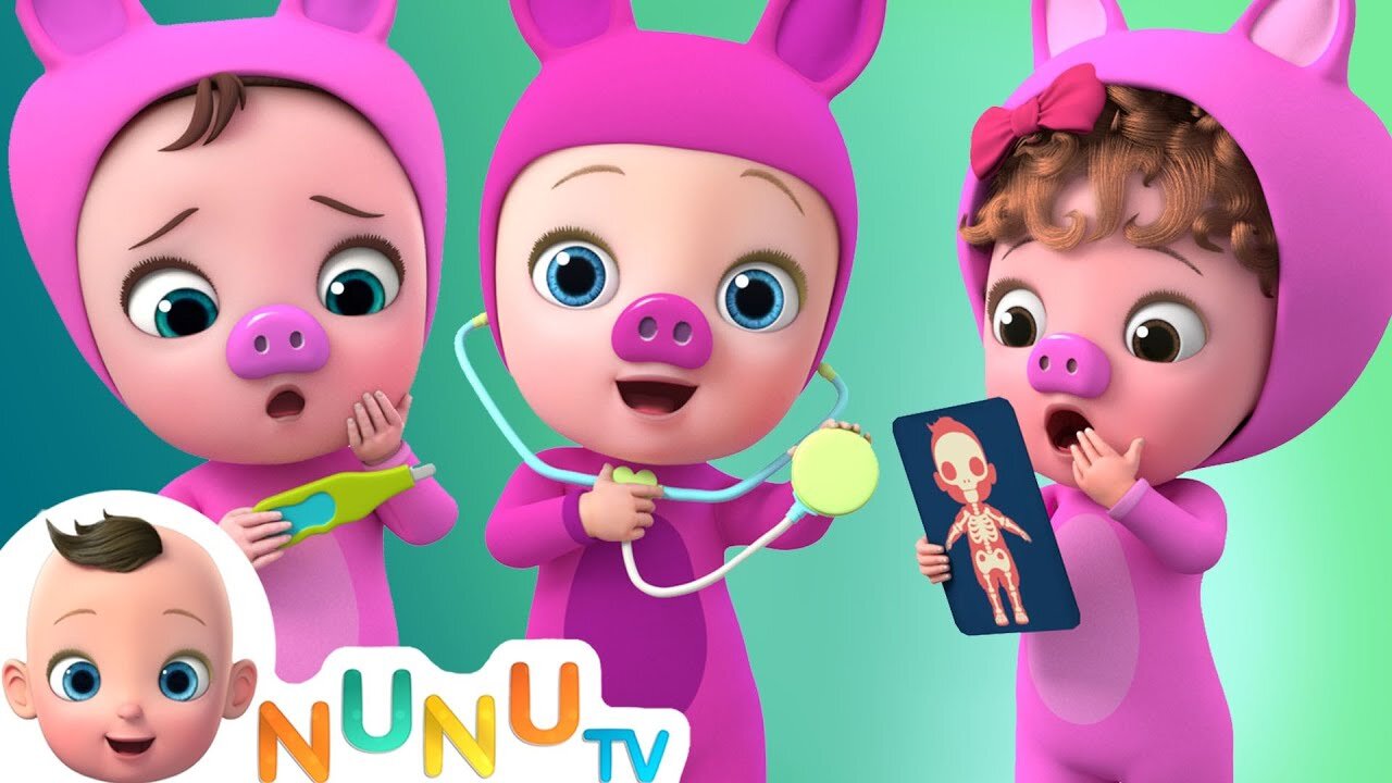 Three Little Pigs And Big Bad Wolf | Part 04 | Nursery Rhymes | Baby Songs | NuNu Tv
