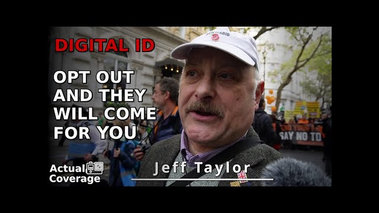DIGITAL ID ... OPT OUT, AND, THEY WILL COME FOR YOU : JEFF TAYLOR