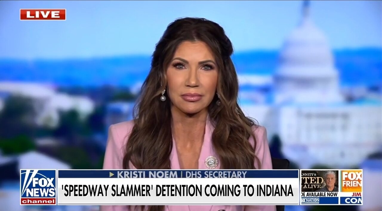 DHS Secretary: Indiana's Version Of Alligator Alcatraz Will Help Clean Up Streets